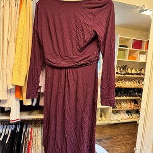 Seraphine Plum Long Sleeve Dress